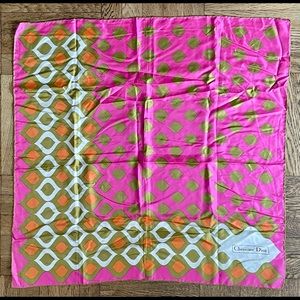 Beautiful Christian Dior Silk Scarf